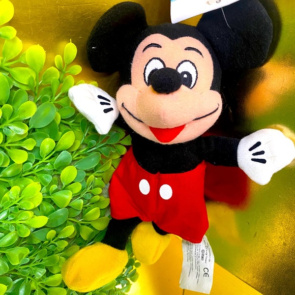 DISNEY EXCLUSIVE NWT VTG 90s CLASSIC MICKEY & MINNIE RETIRED BEAN BAG BAG PLUSH - Picture 9 of 11